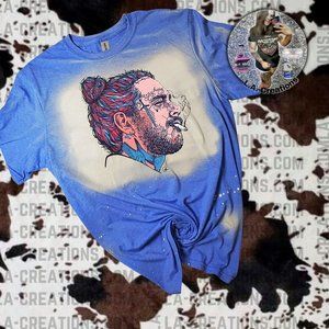 Cute Post Malone Bleached Tee Small-3x